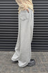 PAPER LOGO LINE SWEAT PANTS -GRAY-